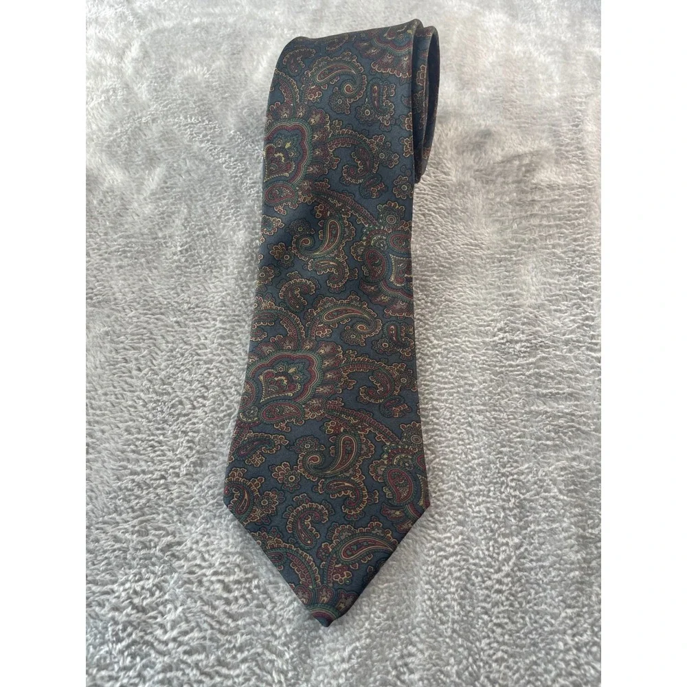 Stuart Ashley Necktie‎ Tie Paisley Pattern Professional Business Casual
